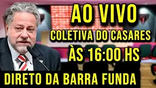 AO VIVO: COLETIVA DO JULIO CASARES NO SPFC - DIRETO DO CT DA BARRA FUNDA DO S&Atilde;O PAULO