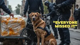 Airport Police Dog Barked at a Wheelchair &mdash; Seconds Later Chaos Erupted#dog #dogshorts #dogstories