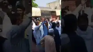 Pti protest in mianwali.