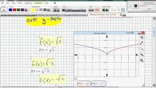 4 3 Reflections Over X Axis & Y Axis