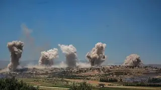 Airstrikes hit last rebel stronghold in Syria