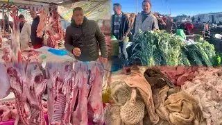 السوق مزوارية وجدة خيرات البلاد🇲🇦موجودة نقدم لكم اثمنة اللحوم الخضر 11/1/2026 