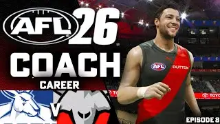 100 POINT LOSS?  - AFL 26 Coach Career | Ep 8 - Essendon