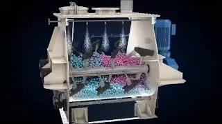 Doulbe Shaft Paddle Dry Mortar Mixer Machine