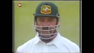 Most unplayable over of fast bowling on a green pitch   Courtney Walsh 1995