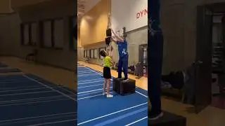 Too tall 😂 #acro #cheer #viral #gymnast #acrobat #sports #funny #meme #trending #cirquedusoleil