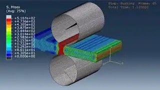 Finite element simulation of cold rolling using Implicit and explicit solver