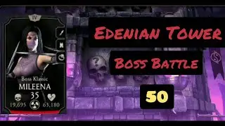MK Mobile Edenian Tower Boss Battle 50 Gameplay + Rewards