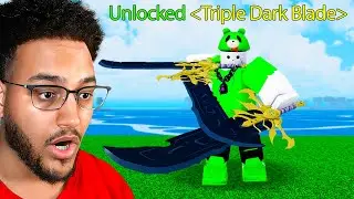 Освоение ADMIN Triple Dark Blade за 24 часа (Blox Fruits)