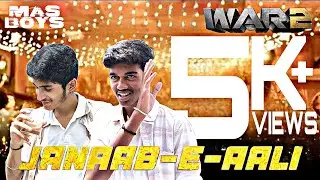 JANAAB-E-AALI - WAR 2 | Hrithik Roshan | Junior NTR | V.Mugundhan | A.Ashok | V. Santhosh | MAS BOYS