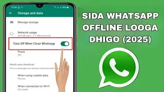 SIDA WHATSAPP OFFLINE LOOGA DHIGO (2025)
