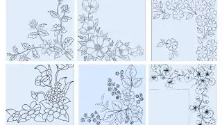 Amazing Bedsheet Corner Design 2022//Chadar And Table Cloth Design 🌹🌹🌹