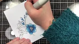 [Floril&egrave;ges Design] Coloring flowers with  Nuvo Alcohol Markers