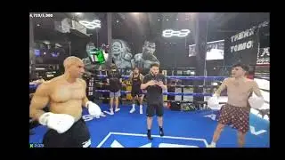 Fousey VS Cheezer Sparring