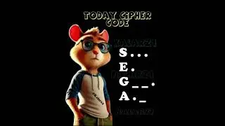 کد مورس امروز همستر یکشنبه ۲۶ بهمن Hamster Cipher Code Today , Sunday February 15th