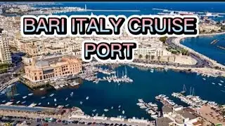 BARI ITALY CRUISE PORT!!