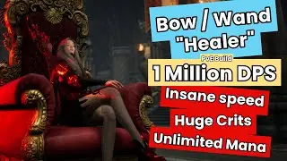 Healer | Bow/Wand | PvE Build | Training Dummy | 1 million damage | Throne and Liberty