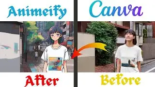 Animeify photo in canva | Kanva Kreation
