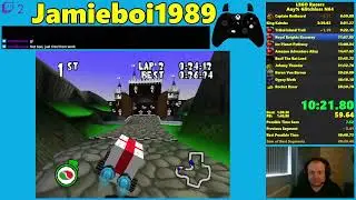 LEGO Racers - Royal Knights Raceway Glitchless Console Single Race WR: 1:14.72