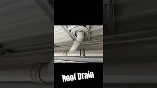 Leaking 4&rdquo; roof drain #stormwaterdrain #plumbing #service #plumber #toronto #brampton #gta #reels