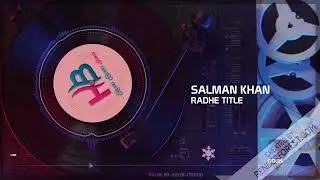 8D Audio Radhe Title Song