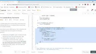 Complete Binary Tree Inserter