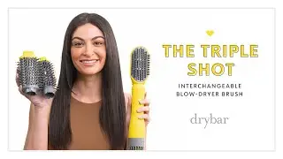 The Triple Shot Interchangeable Blow-Dryer Brush