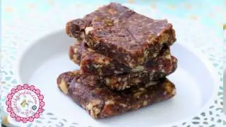 Glutensiz Hurmalı Bar - Sağlıklı Tatlı Tarifi - Date Bars