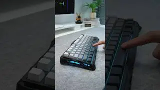 The RGB light is so cool! #gravastar #mercuryk1 #keebs #mechkeyboard #gaming #keyboard #groupbuy