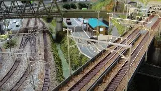 《 Ｎゲージジオラマ制作動画 》 「人生初の鉄道模型ジオラマ制作の記録」 第３回 ～ 高低差の作成 編 ～