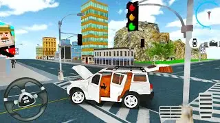 Prado Car Driving Simulation - White City SUV Driver - Android Gameplay