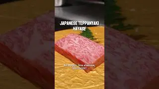 Enjoy A5 wagyu steak and abalone at Hayase teppanyaki restaurant
