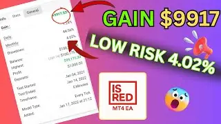 IS RED EA MT4 +9917% Growth Forex Robot With Just 4% Drawdown