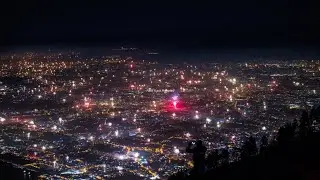 Napoli Fuochi D'artificio dal Monte Faito CAPODANNO 2023
