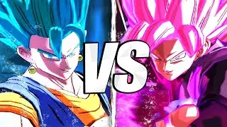 Vegito Blue VS Goku Rose (Dragon Ball Legends)