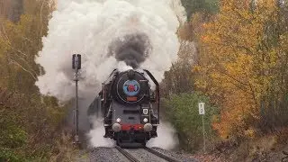 Pocta 100  výročí vzniku Československa, parní vlaky se 475 179 a 534 0323