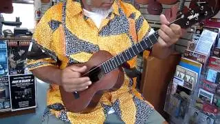 Mele Ukulele all mahogany Jumbo Tenor 6-String