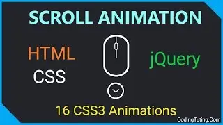 Cool Animation on Scroll, On Scroll Animation CSS, Scroll Animation jQuery, UI Animation, 16 Animate