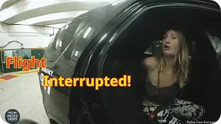 Unruly Traveler Removed from Plane After Mask Dispute |Shocking Police Encounter#PoliceCases#police