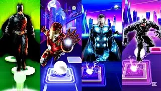 Batman, Iron Man, Thor, Venom || Coffin Dance ( COVER ) || Tiles Hop