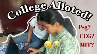 MY COLLEGE!😭🥲 || RAW AND UNFILTERED || TNEA 2025