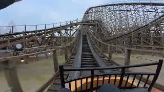 Toverland Troy Front Row Left Side Onride POV December 2025