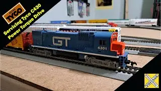 Обслуживание силового привода в автомобиле Tyco Grand Trunk (GT) Alco C430