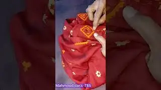 Smart neckline loops and buttons l Mahmood darzi 786