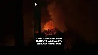 Japan Earthquake: Massive Fire Breaks Out In Over 100 Houses