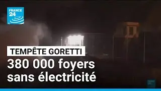 Temp&ecirc;te Goretti : 380 000 foyers sans &eacute;lectricit&eacute;, pas de victime grave &bull; FRANCE 24