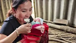 Peaceful Rural Life | Mother Caring for Newborn, Cooking & Gardening