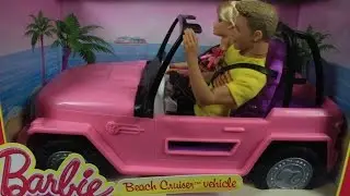 Набор Барби и Кен в джипе / Barbie And Ken Beach Cruiser - Mattel - Y6856
