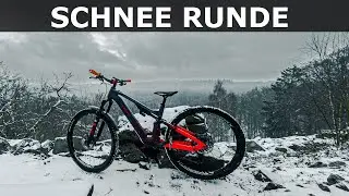 Light eMTB Runde im leichtem Schnee(Sturm)