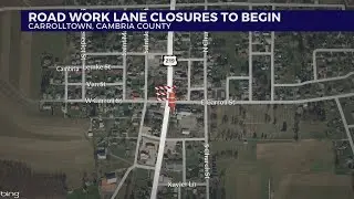 Delays expected for Route 271 in Cambria County
